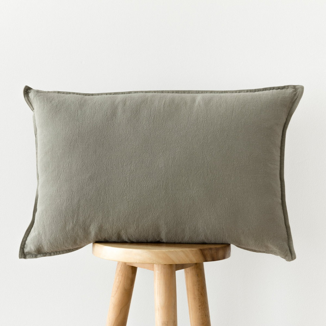 Soft Green Winter Cushion