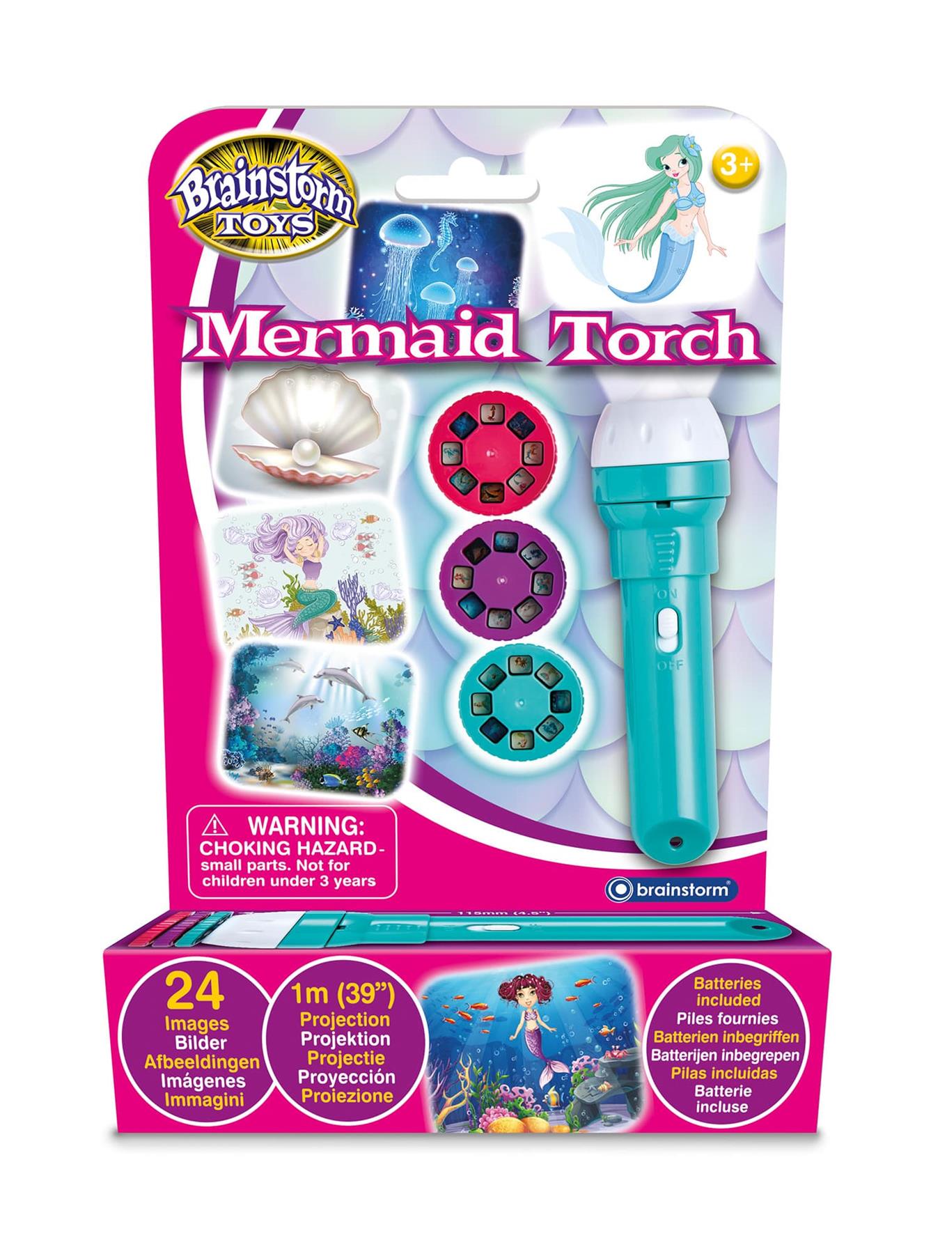 Brainstorm Toys Mermaid Flashlight and Projector