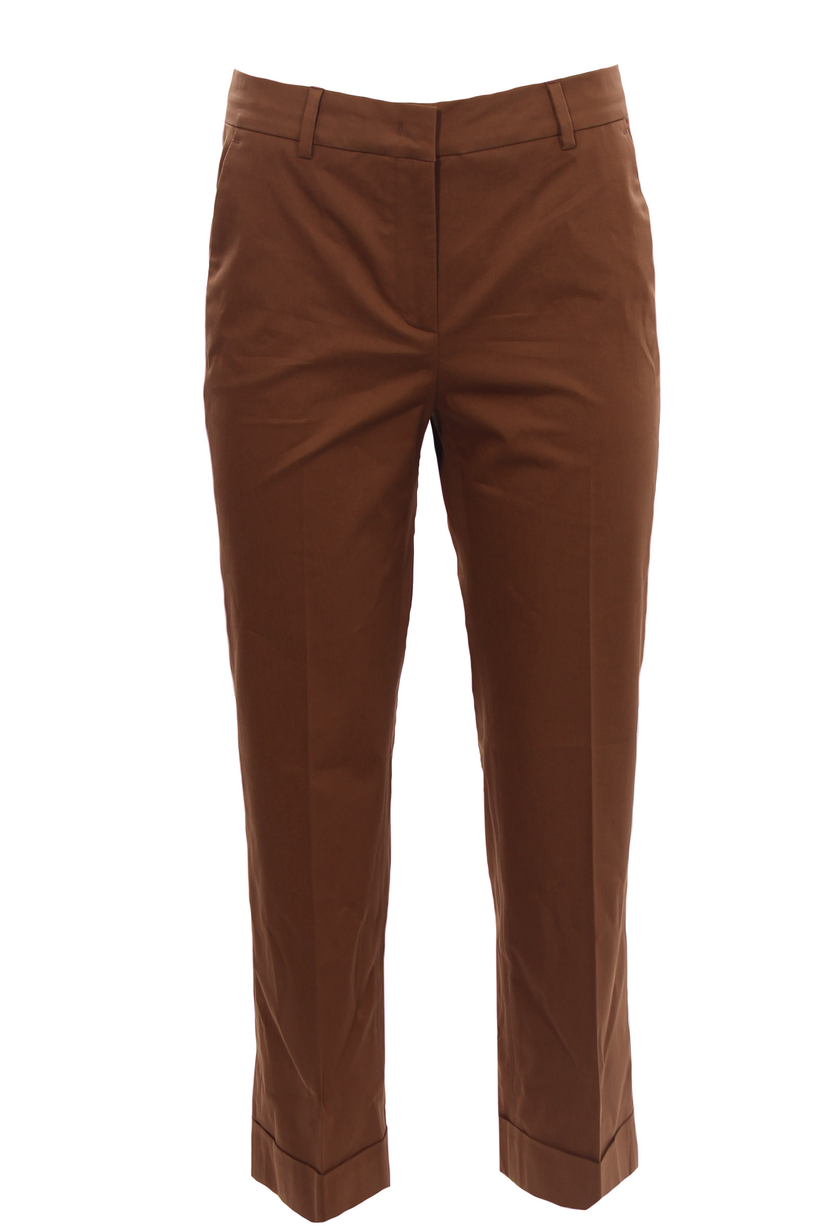 Cuffed Cotton Pants from Via della Spiga