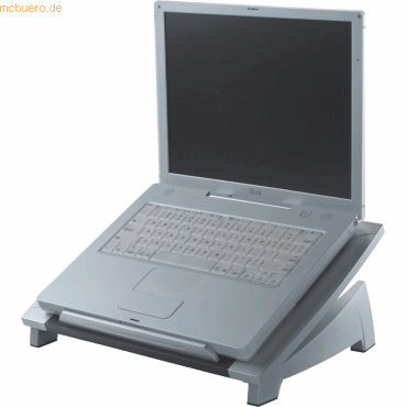 Fellowes Office Suites Laptop Stand, Silver/Black, 16.5x38.4x28.9cm