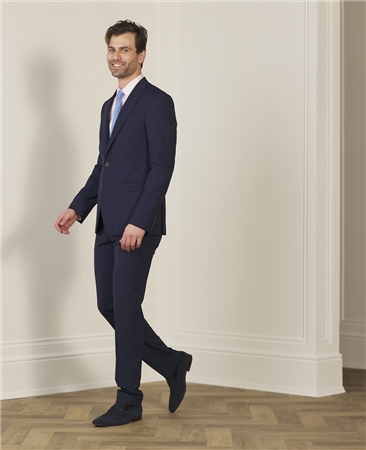 Magee 1866 Navy Micro Design Tailored Fit Jacket - Size 38S, Mix & Match