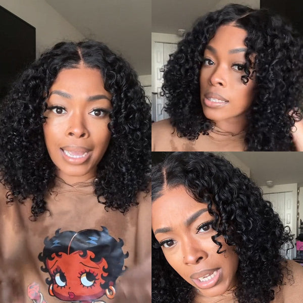 Sunber 7x5 Curly Human Hair Wig