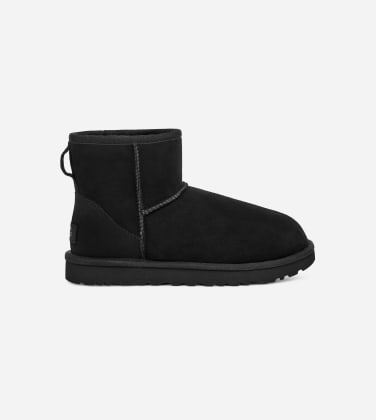 UGG Classic Mini II Boots for Women | UGG EU in Black, Size 36, Suede