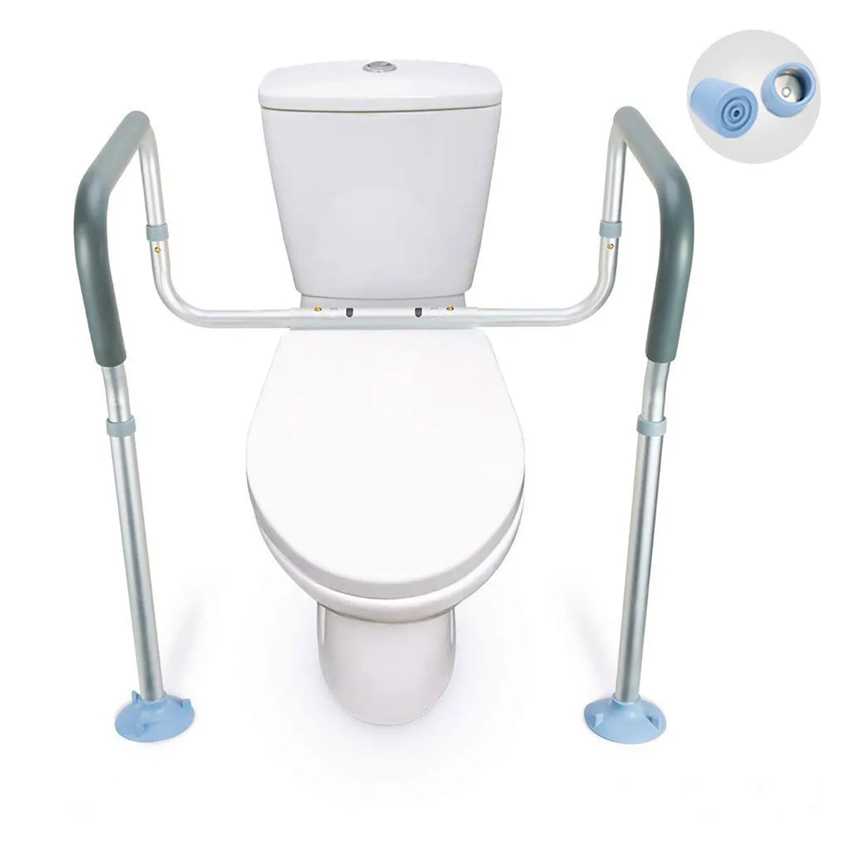 Adjustable Toilet Rails - 300LBS Capacity