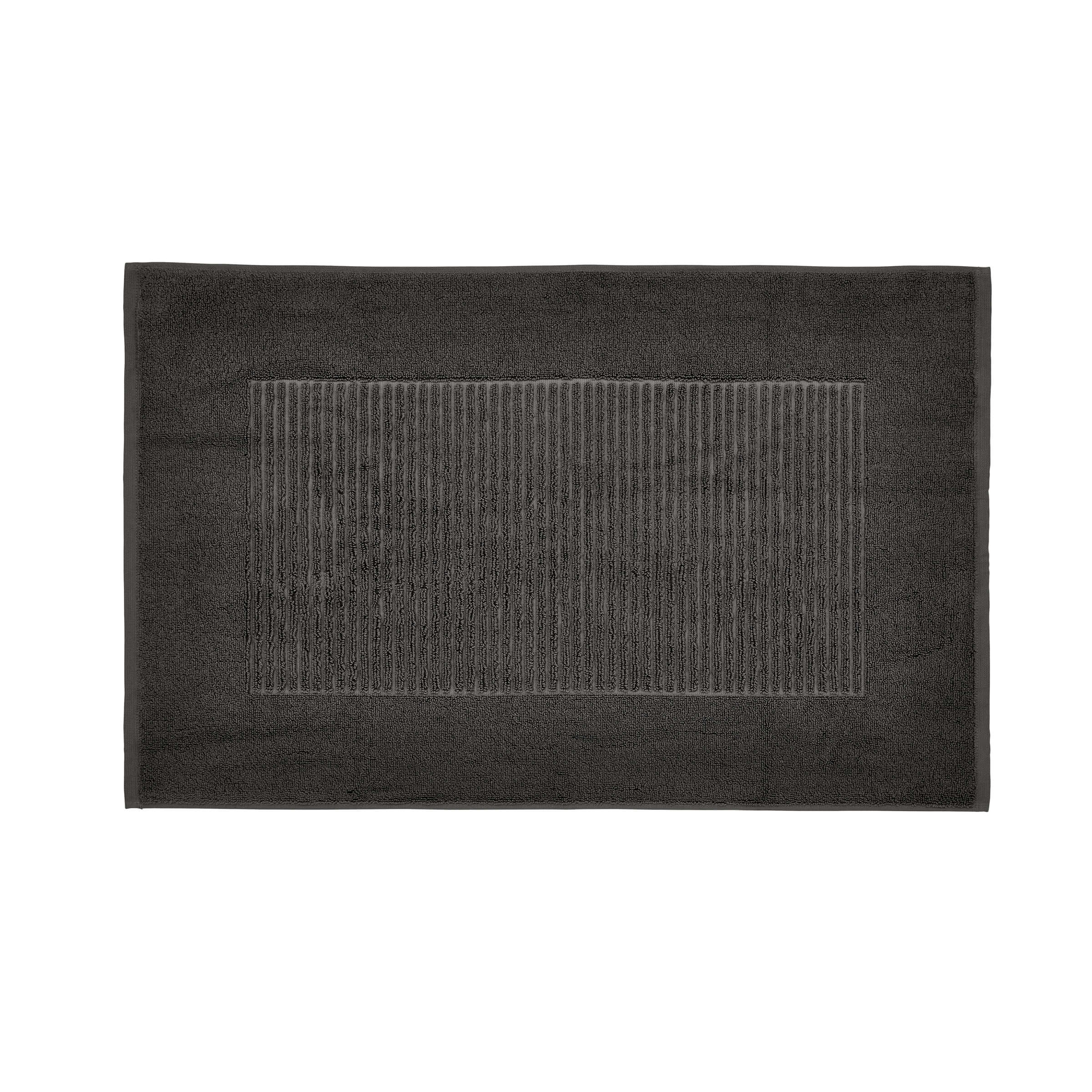 Bedeck 1951 Alessa Bath Mat, Charcoal