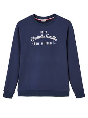 Chouette Famille Women's Sweatshirt - Dark Blue