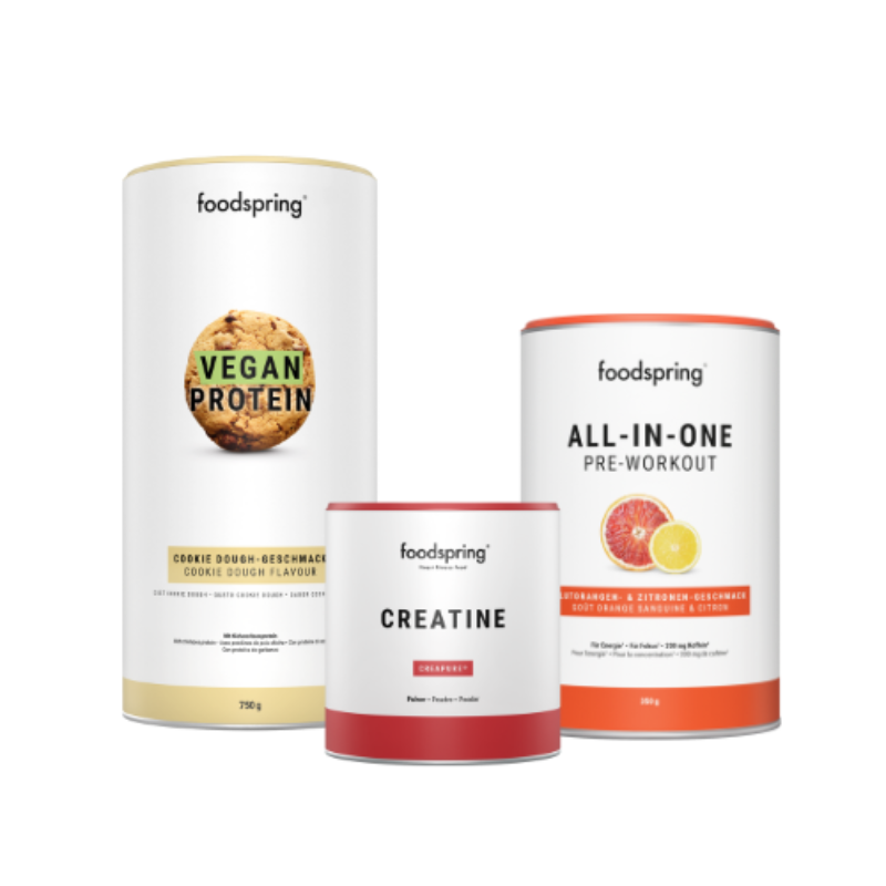 foodspring Vegan Fitness Pack: Protein & Pre-Workout