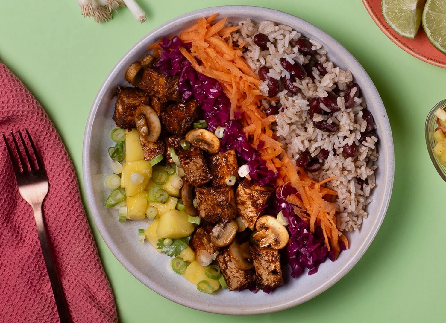 Jerk Tofu Bowl