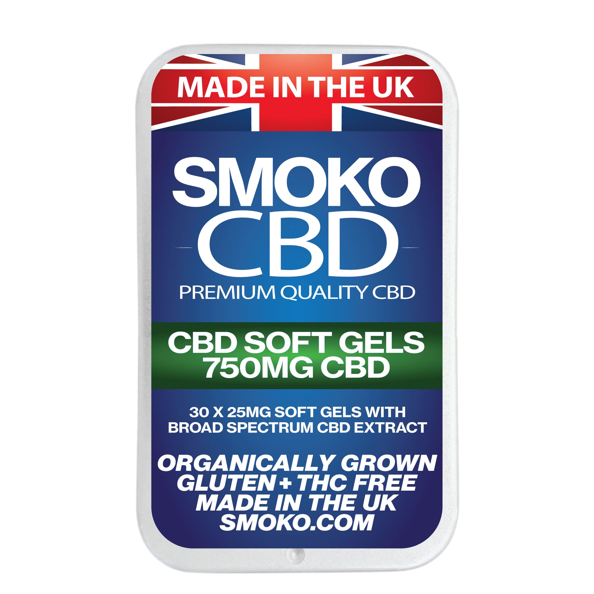 SMOKO CBD - 750MG CBD Soft Gels Capsules