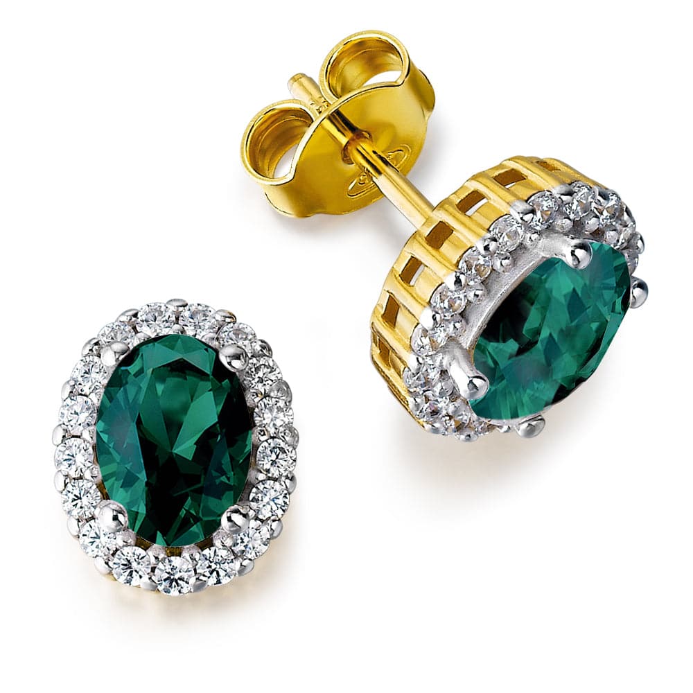 Tru-Emerald Cincature Earrings